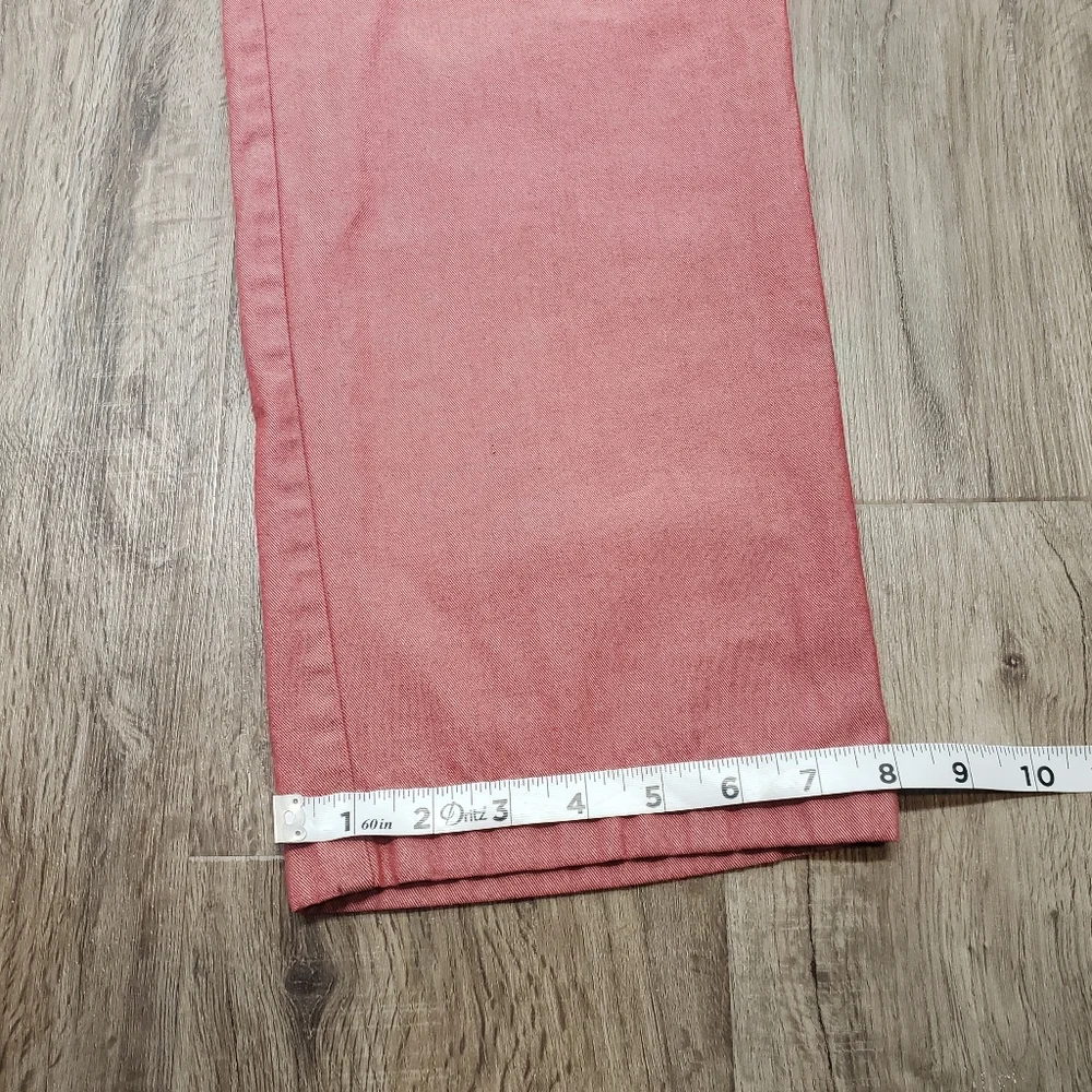 Tommy Hilfiger 38 (36) X 30 Red Casual Dress Pants Patriotic American Derby Work